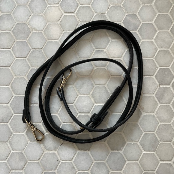 Bandolier Emma Crossbody Black Strap Gold Hardware STRAP ONLY - Picture 3 of 5